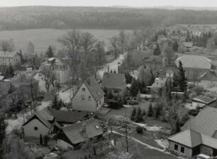 Moritzburg, Blick vom Turm der Kirche Eisenberg nach Südosten