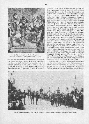 Start zu einem Hochradrennen 1884