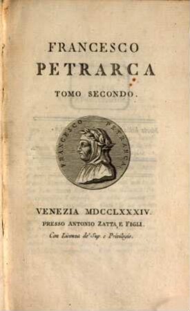 Francesco Petrarca. 2