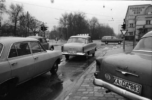 Inbetriebnahme der neuen Signalanlage an der Kreuzung Ebertstraße/Schwarzwaldstraße bzw. Ebertstraße/Beiertheimer Allee.