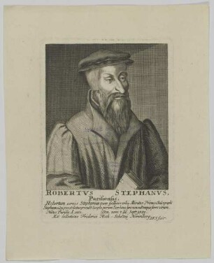 Bildnis des Robertvs Stephanvs