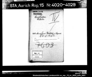 Der dem Korporal Joh.H. Buchholz in Loquard gestattete Kramhandel