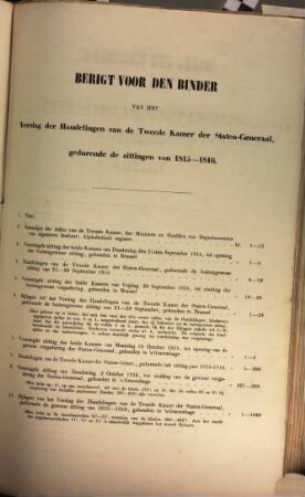 Vergadering. 1815/16 (1862)