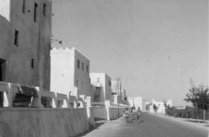 Indisches Viertel in Mogadischu : Blick in eine Straße des indischen Viertels von Mogadischu.