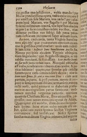 590-599, An non, caeci corde, tantae Virginis humilitatem ...