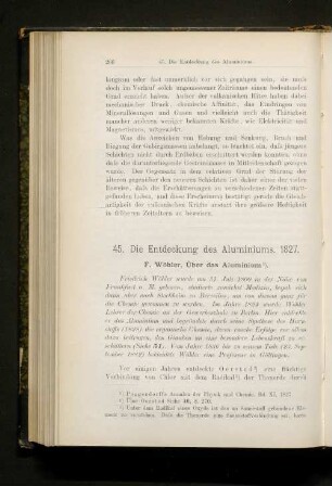 45. Die Entdeckung des Aluminiums. 1827.