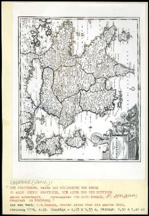 Historische Karte Peloponnes