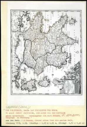 Historische Karte Peloponnes