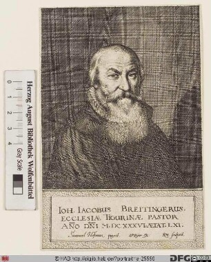 Bildnis Johann Jacob Breitinger (I)