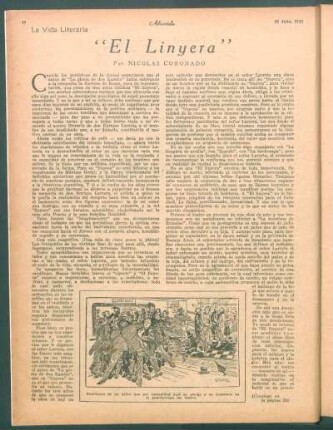 "El Linyera" : La vida literaria
