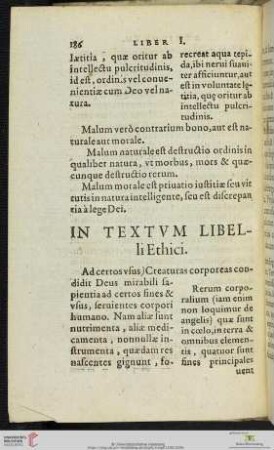 In Textvm Libelli Ethici
