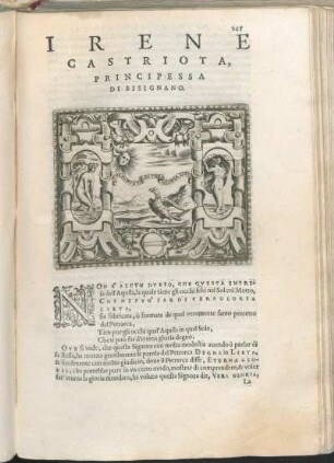 Irene Castriota, Principessa Di Bisignano.