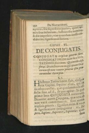 Caput VI. De Coniugatis.