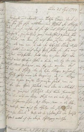 Nr.3: Eutin, 28.9.1784