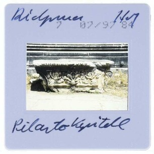 Didim, Didyma : Hof, Pilasterkapitell