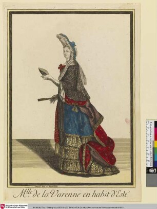 Mlle. de la Varenne en habit d'Este