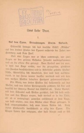 Ums liebe Brot