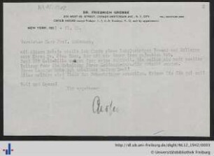 Brief, 21.06.1921
