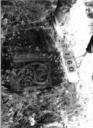 Grabstein 160 (Index: 99791903) Zustand: Fragment Besonderheit: kein Formblatt vorhanden: Grabstein 160