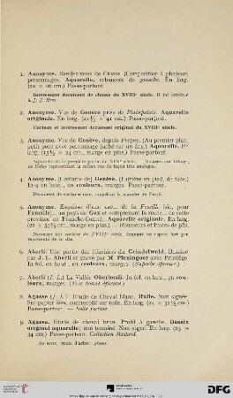 Aquarelles et Dessins originaux (Nr.1-332)