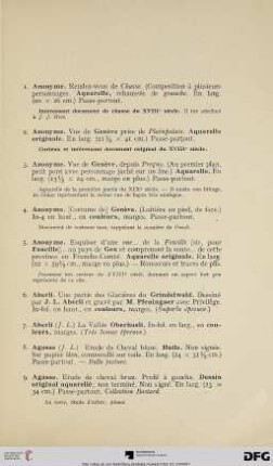 Aquarelles et Dessins originaux (Nr.1-332)