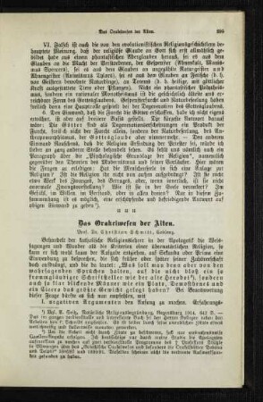 ¬Das¬ Orakelwesen der Alten