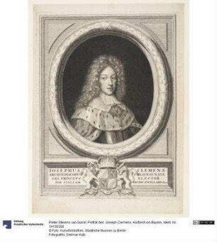 Porträt des Joseph Clemens, Kurfürst von Bayern