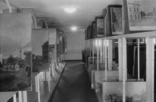 Central collecting point Marburg. Depot im Staatsarchiv