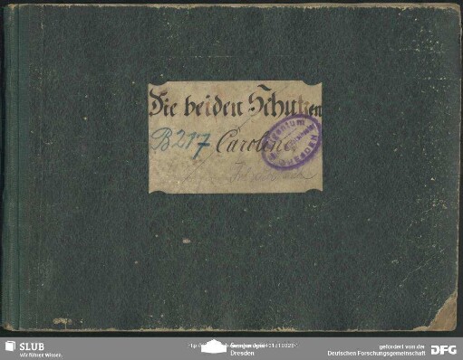 [1]: Stimmensatz 1 - Vokalstimmen, Instrumentalstimmen (Streichinstrumente)