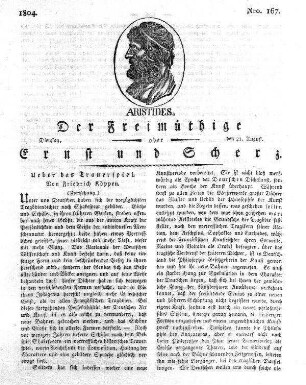 Nro. 167., Dienstag den 21. August