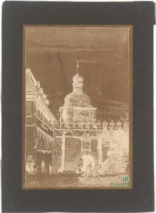 Fischer, Theodor; Schweinfurt (Bayern); Altes Mühlentor - Perspektive