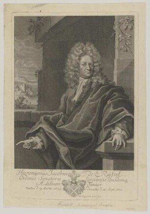 Bildnis des Hieronymus Jacobus de Ryssel