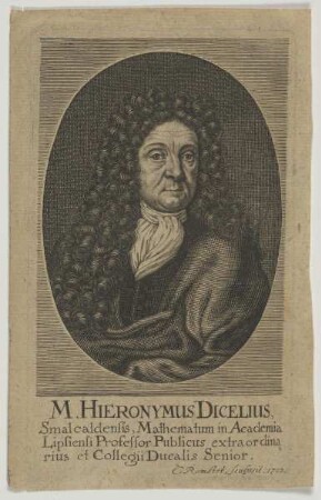 Bildnis des Hieronymus Dicelius