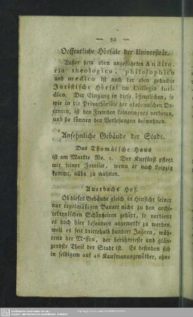 Oeffentliche Hörsäle der Universität