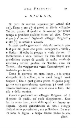 1. Giugno. - 15. Giugno.
