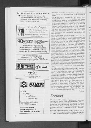 Leserbrief