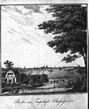 Berlin vom Tempelhofer Berge gesehen
