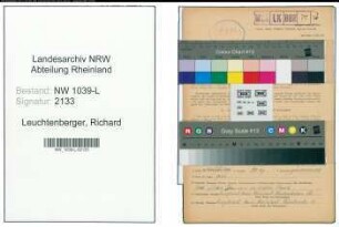 Entnazifizierung Richard Leuchtenberger , geb. 06.02.1893 (Postbeamter)