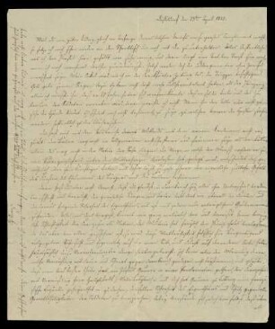 Brief von Franz Engelhard an Ludwig Emil Grimm