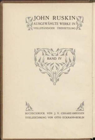 Bd. 4: Vorträge über Kunst
