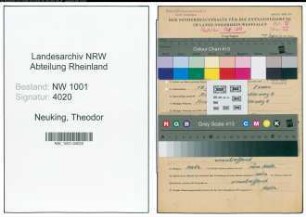 Entnazifizierung Theodor Neuking, geb. 18.02.1907 (Lehrer)