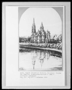 Kirche für Hamburg, Konkurrenz-Entwurf