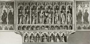 Schrein: Christus und 6 Apostel