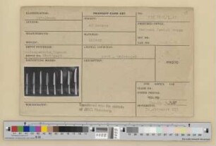 Inventar des Central Collecting Points in Wiesbaden: WIE 6101 - 6673