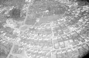 Frankfurt, Sachsenhausen: Luftbild, Siedlung [Lerchesberg]