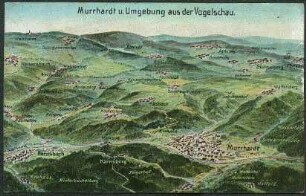 Murrhardt u. Umgebung aus der Vogelschau