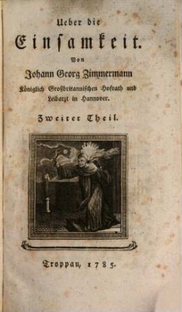 Ueber die Einsamkeit, Zweyter Theil