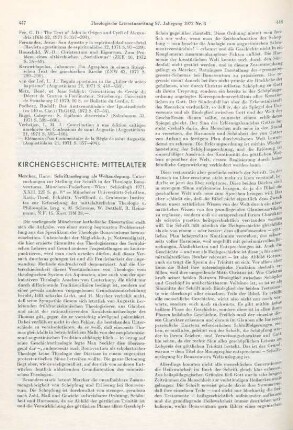 447-450 [Rezension] Mercker, Hans, Schriftauslegung als Weltauslegung