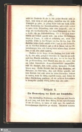 Abschnitt II. Die Verwerthung des Torfs aus Leuchtstoffen