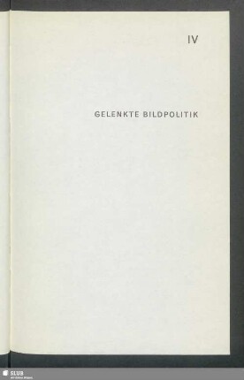 Gelenkte Bildpolitik